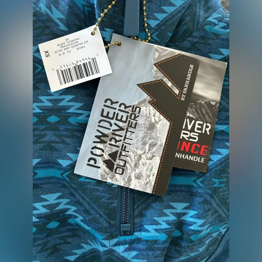 Powder River Outfitters: Aztec Knit Quarter Zip - Picture 5 of 5